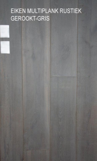 EIKEN MULTIPLANK RUSTIEK GEROOKT GRIS